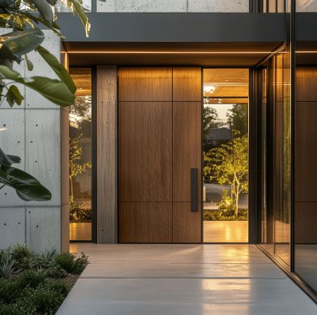 Schüco Hi-Line Entrance Doors Woodgrain website version
